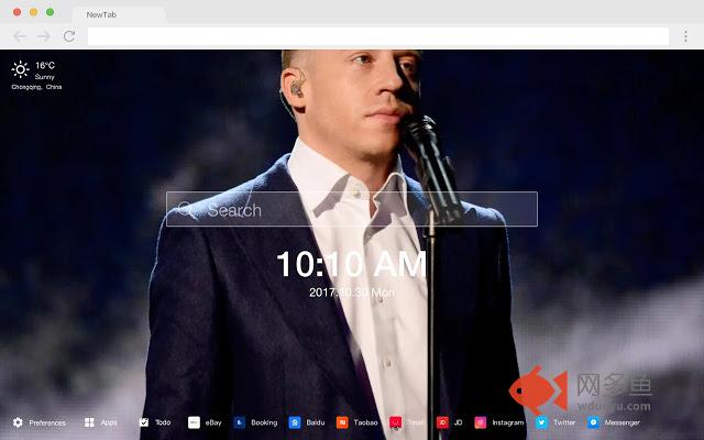 macklemore 高清壁纸 新标签页 流行明星 主题