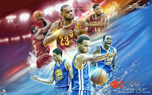 NBA Finals Basketball HD Wallpaper Theme