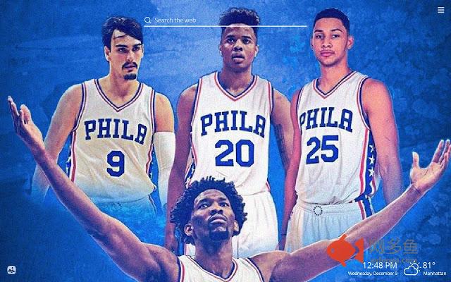 Philadelphia 76ers NBA Basketball HD Theme