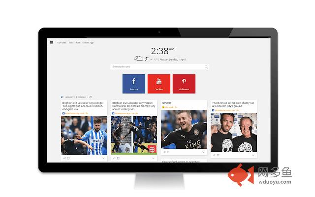 Leicester FC News Tab插件截图
