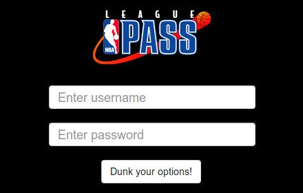 NBA League Pass Auto Login插件截图