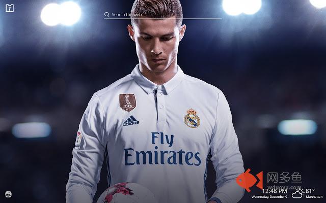 Cristiano Ronaldo HD Wallpaper Theme
