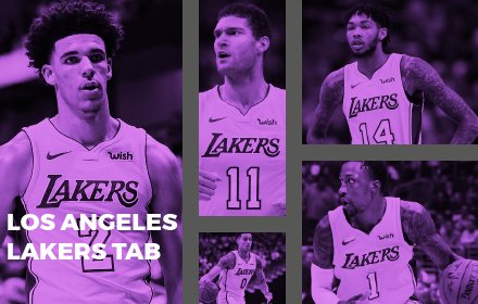Los Angeles Lakers News Tab插件截图