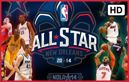 NBA All Stars Basketball HD Wallpaper Theme插件截图