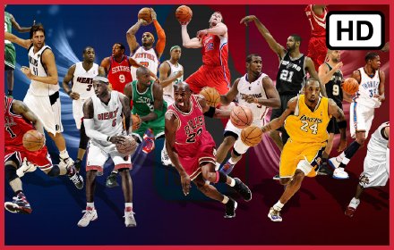 NBA Legends Basketball HD Wallpaper Theme插件截图