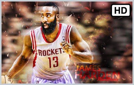 James Harden NBA HD Wallpaper Theme插件截图