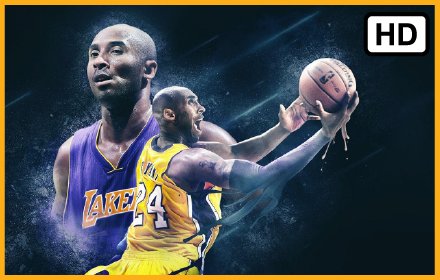 Kobe Bryant NBA Basketball HD Theme插件截图