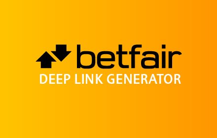 Betfair Affiliate Deep Link Generator插件截图
