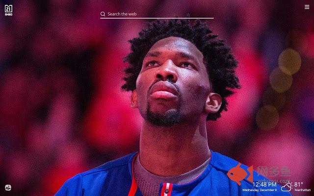 Joel Embiid NBA Basketball HD Theme
