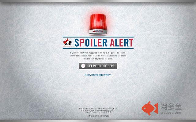 World Jr. Spoiler Alerter
