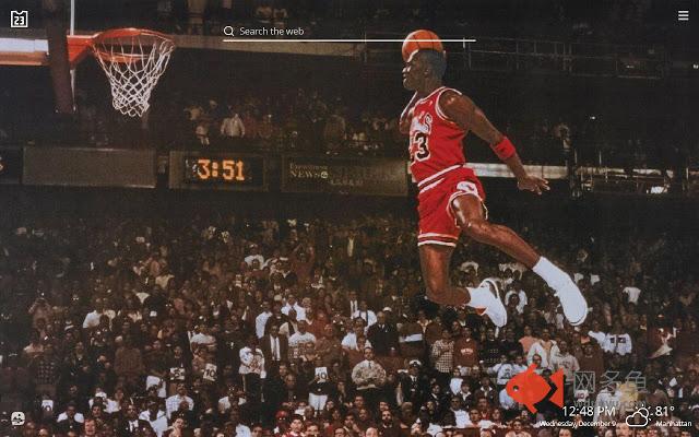 Michael Jordan NBA Basketball HD Theme