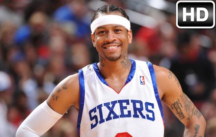 NBA Allen Iverson Wallpaper HD New Tab Themes插件截图