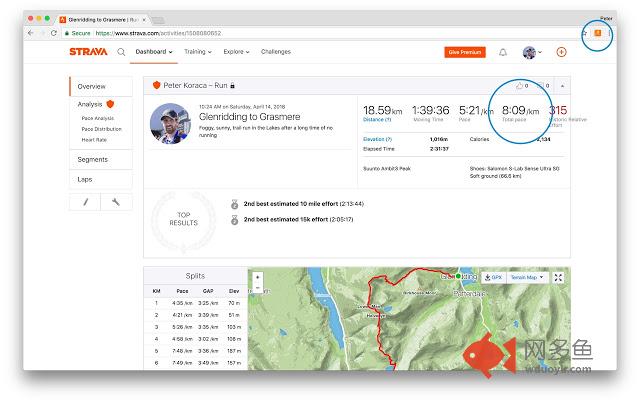 Strava Total Running Pace