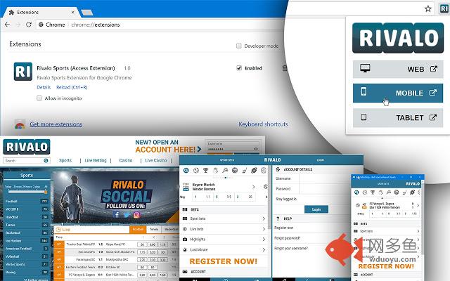 Rivalo Sports (Access Extension)